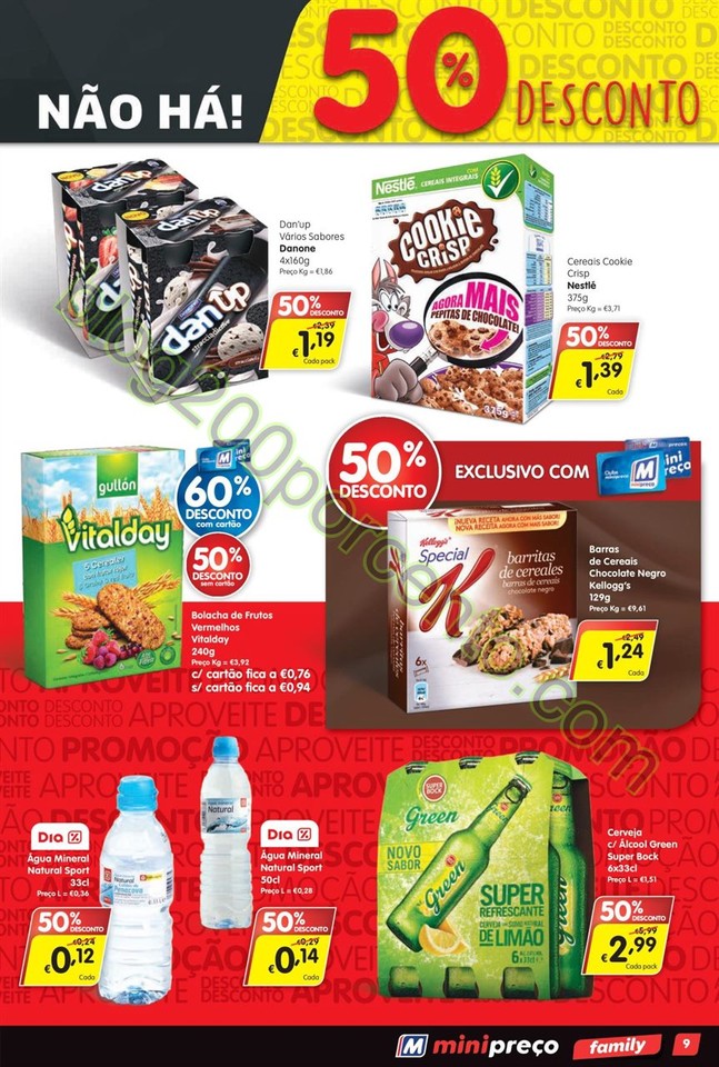 Antevisão Folheto MINIPREÇO Family de 18 a 24 fe