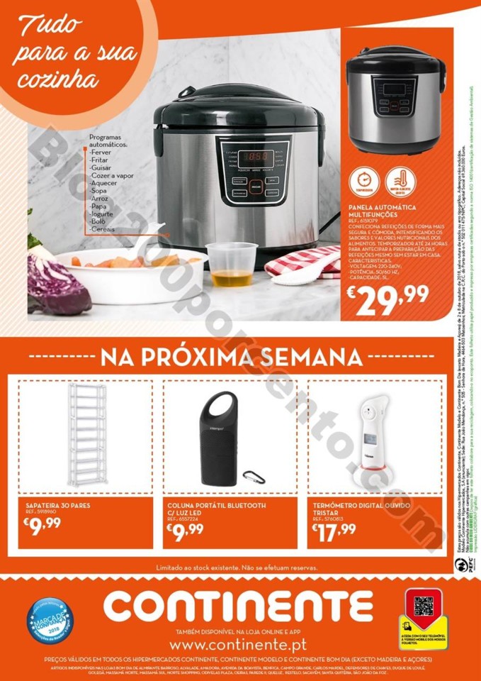 Antevisão Folheto CONTINENTE Bazarão de 2 a 8 ou