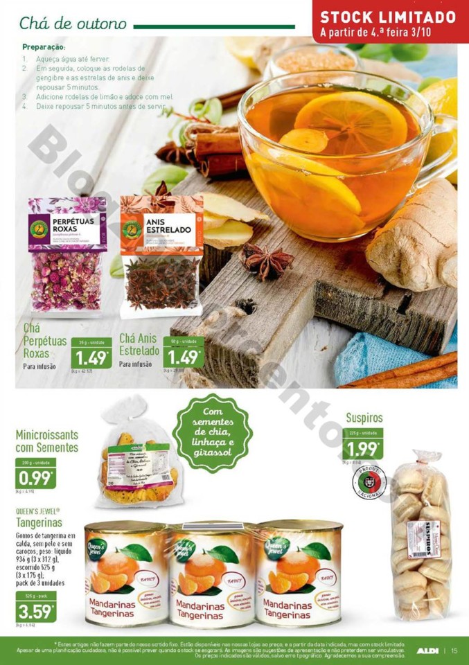 Antevisão Folheto ALDI Promoções a partir de 3 