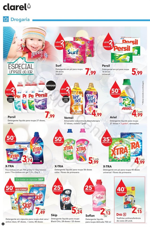 Antevisão Folheto CLAREL Promoções de 26 janeir