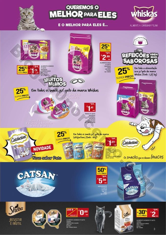 Especial Pets CONTINENTE Promoções de 7 a 28 jan