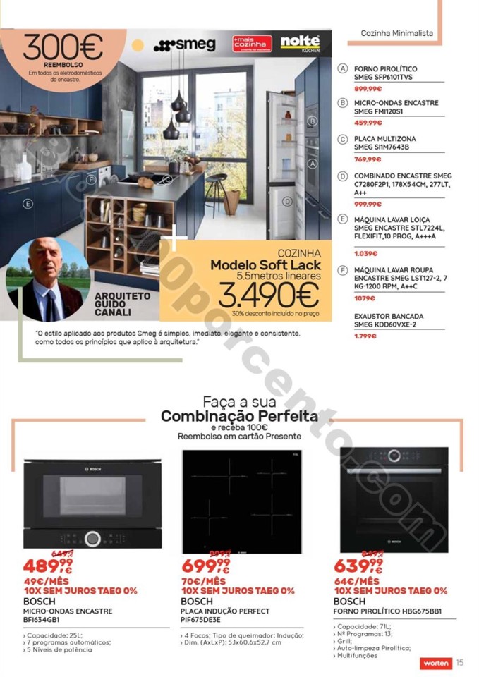 Antevisão Folheto WORTEN cozinhas promoções de 