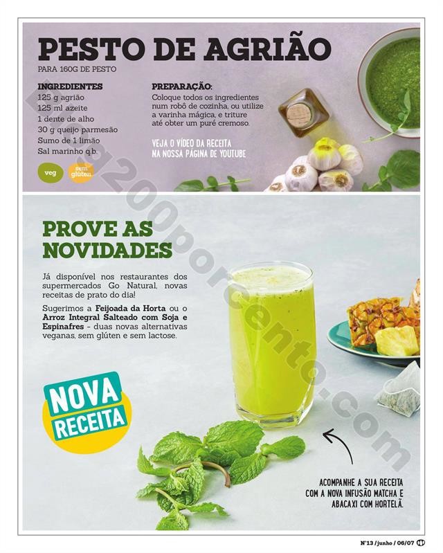 Antevisão Folheto GO NATURAL Promoções de 18 ju