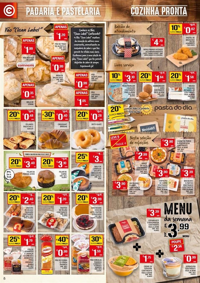 Antevisão Folheto CONTINENTE Promoções de 5 a 1