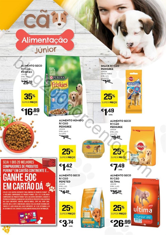 Antevisão Folheto CONTINENTE Feira animal de 20 s