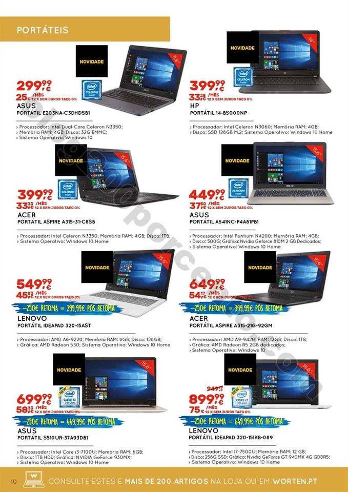 Antevisão Folheto WORTEN Regresso às aulas de 31