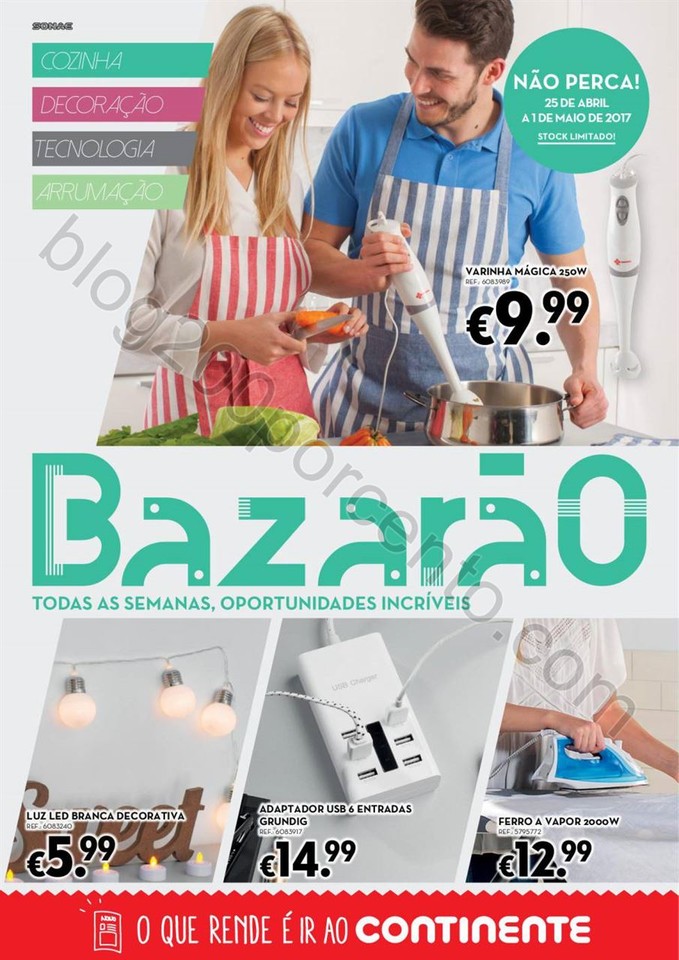 Antevisão Folheto CONTINENTE Bazarão promoções