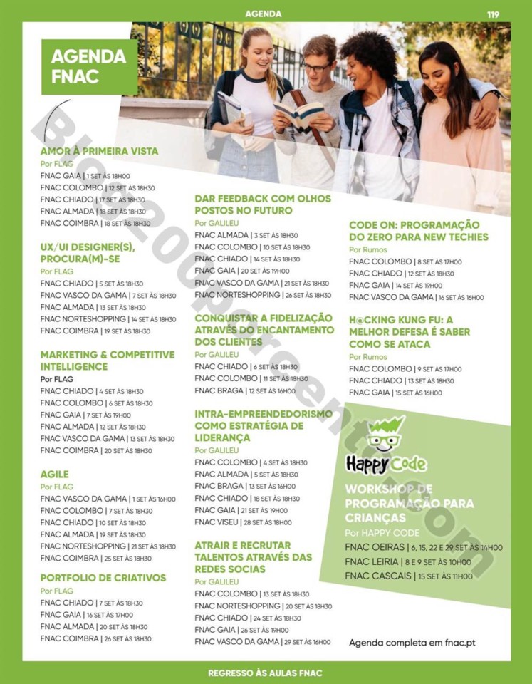 Antevisão Folheto FNAC Regresso às aulas promoç