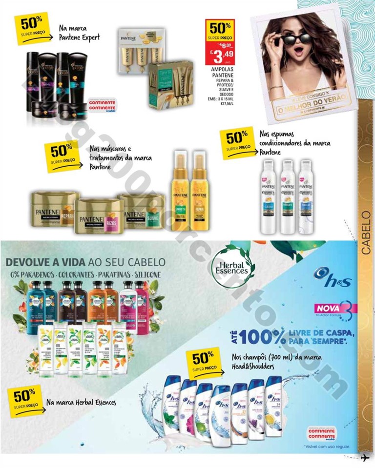 Antevisão Folheto CONTINENTE Beleza Verão Promo