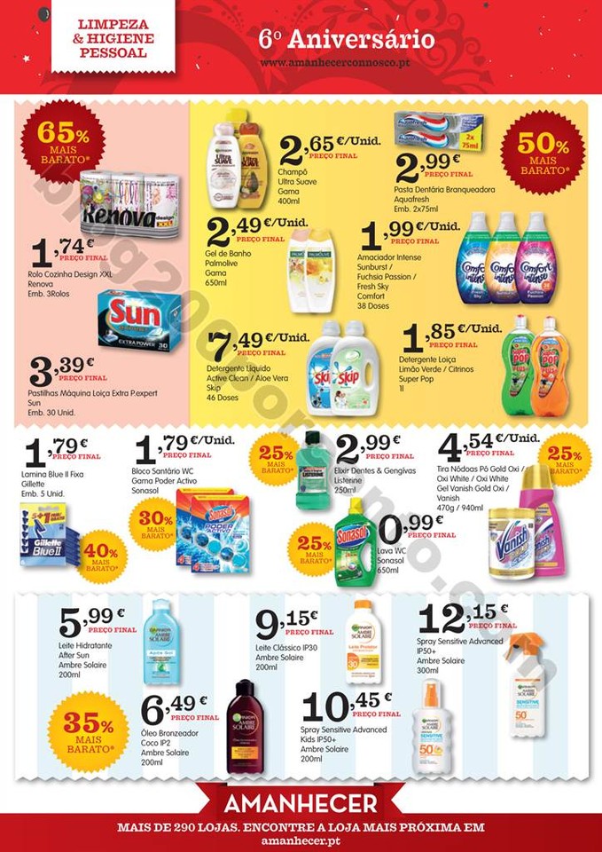 Antevisão Folheto AMANHECER Promoções de 25 jul