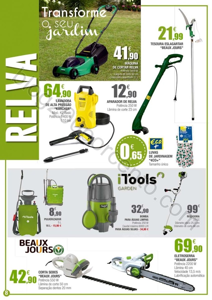 Antevisão Folheto E-LECLERC Brico Jardim promoç