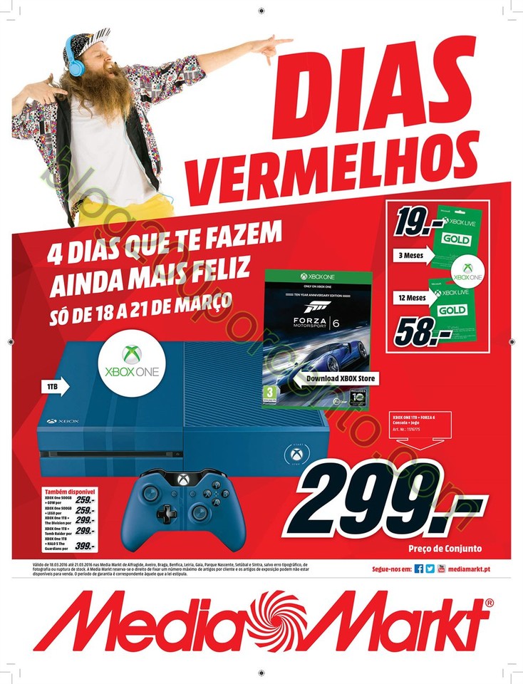 Antevisão Folheto MEDIA MARKT Dias Vermelhos de 1