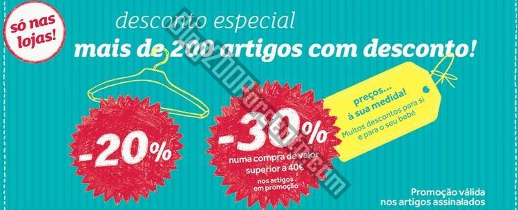 Desconto até 30% | PRÉNATAL | até 23 abril - lojas