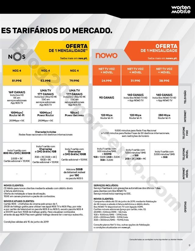 Antevisão Folheto WORTEN Mobile Promoções de 30