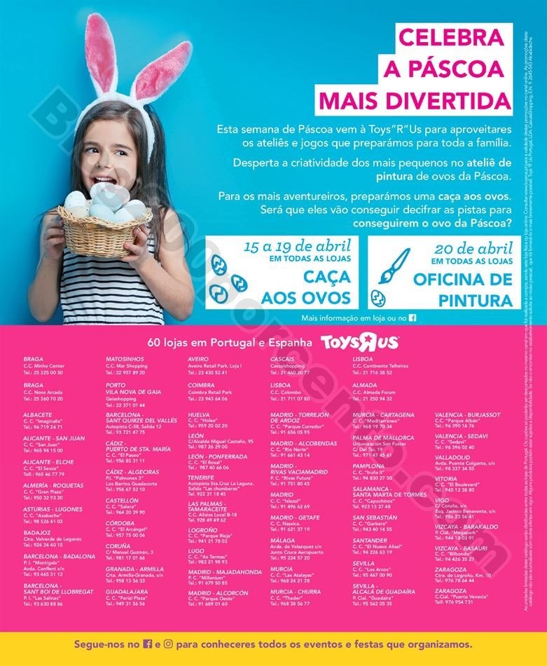 Especial Páscoa 70% desconto TOYSRUS Promoções 