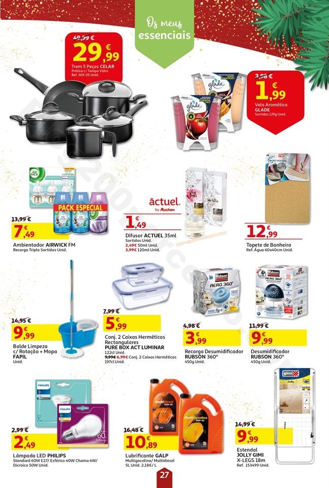 Antevisão Folheto AUCHAN Natal Promoções de 29 