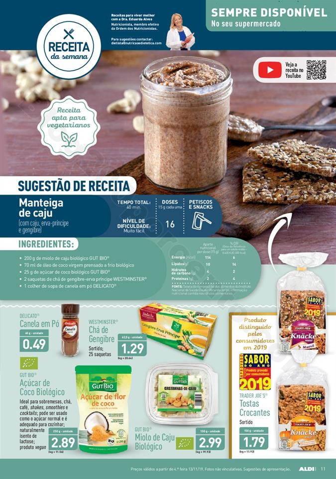 Folheto ALDI Promoções a partir de 13  novembro 