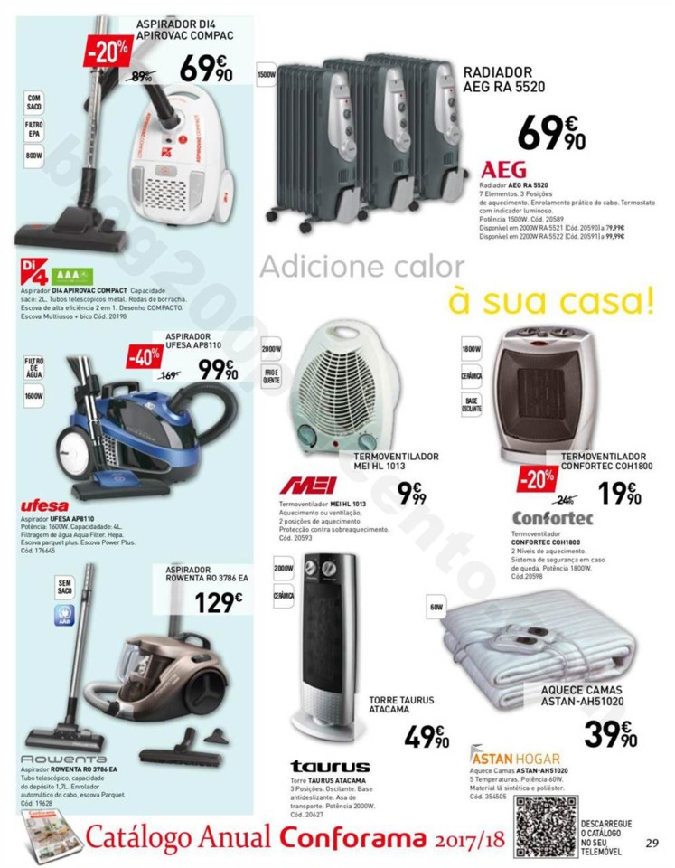 Antevisão Conforama promoções de 2 a 23 novembr