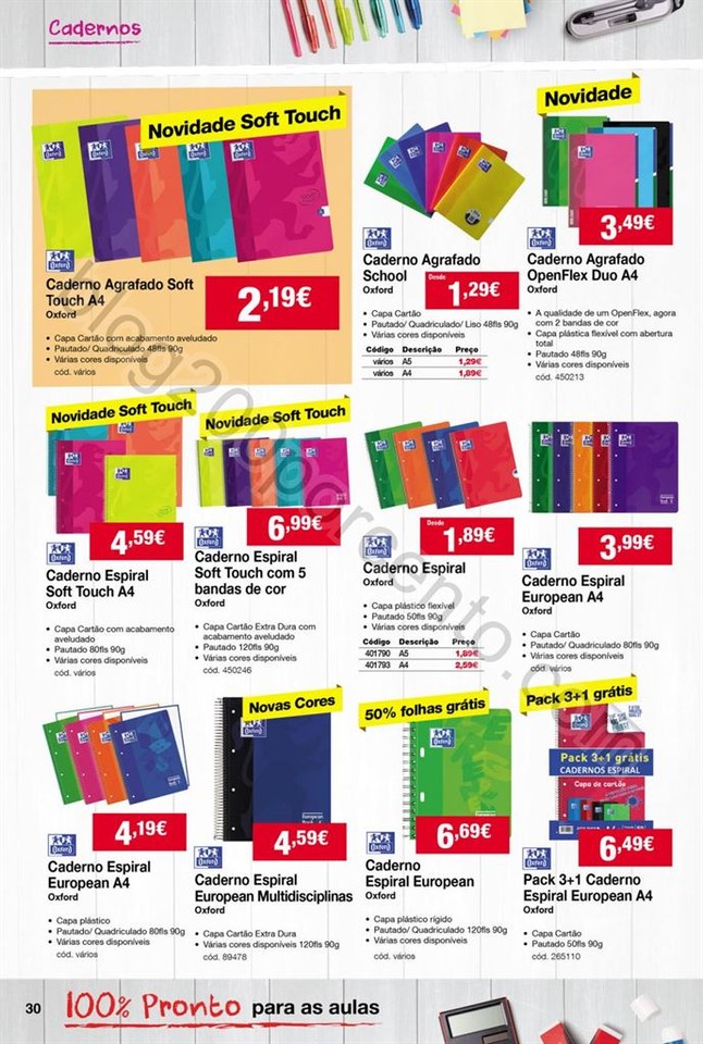 Antevisão Folheto STAPLES Regresso às aulas de 1