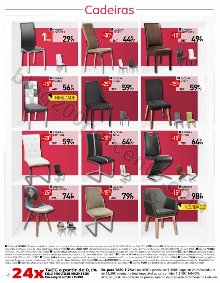 Novo FOlheto CONFORAMA Promoções de 8 a 29 junho