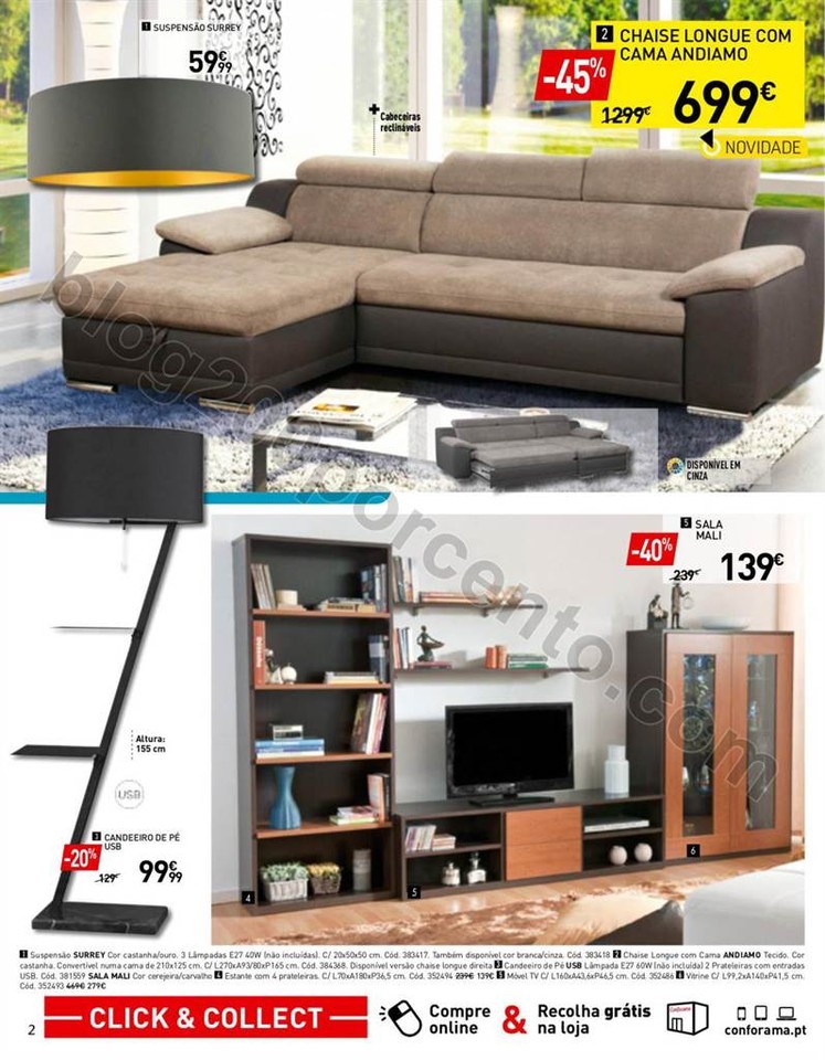 Novo FOlheto CONFORAMA Promoções de 8 a 29 junho