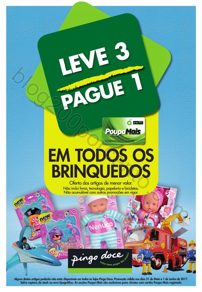 Antevisão Leve 3 Pague 1 PINGO DOCE Brinquedos de