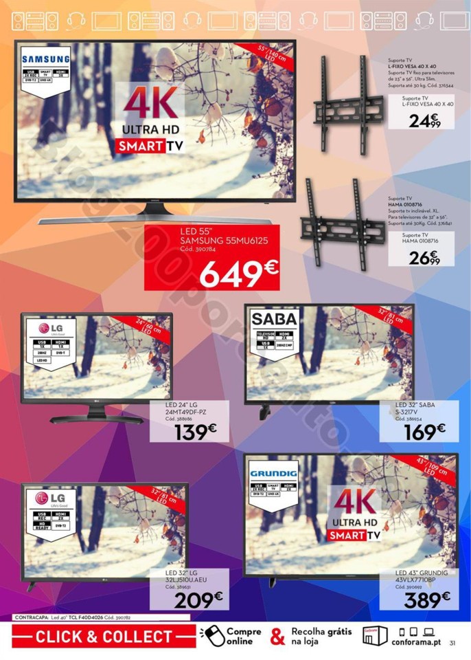 Antevisão Folheto CONFORAMA Promoções de 8 feve