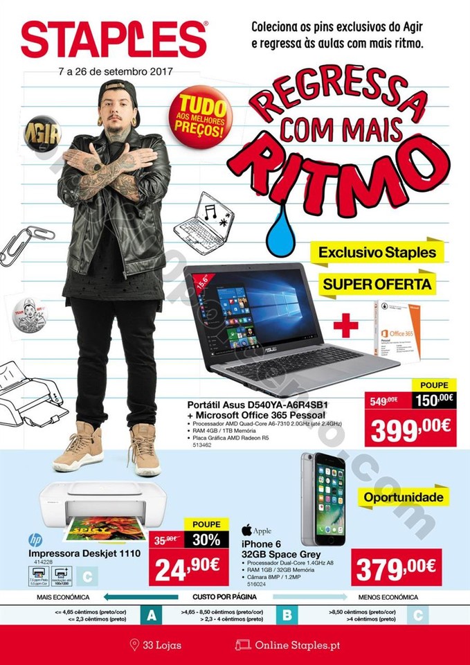 01 antevisão Folheto STAPLES Tecnologia 7 a 26 se