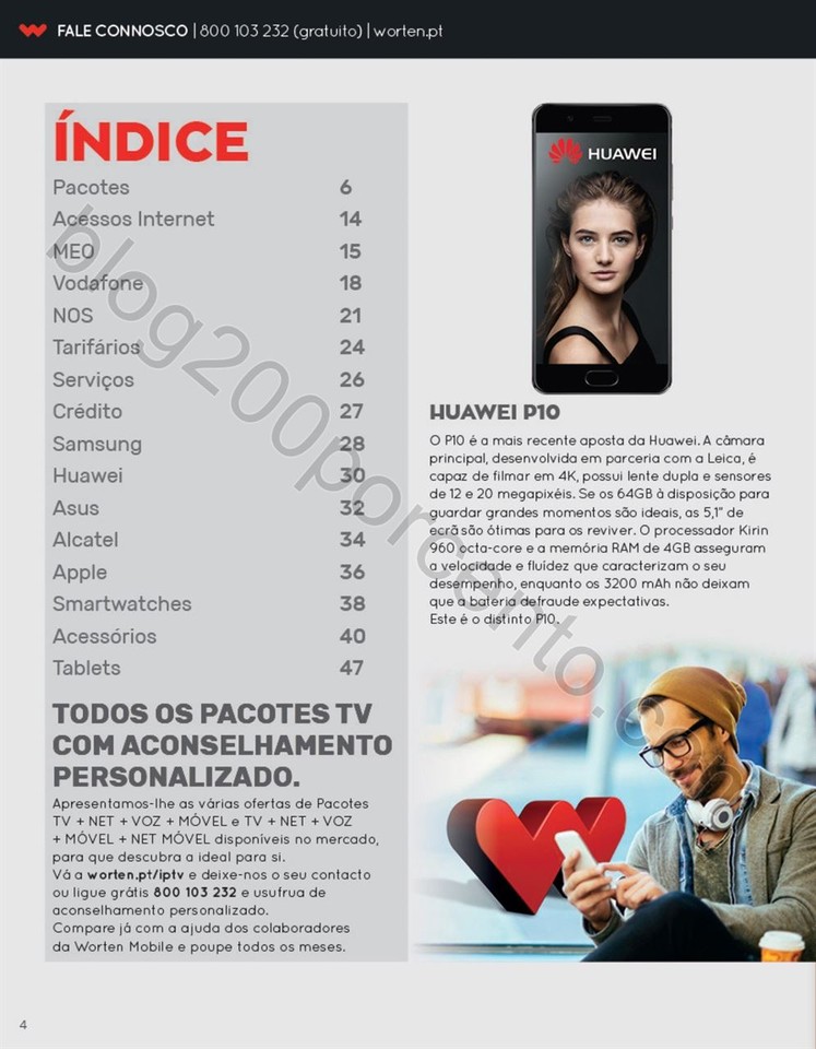 Antevisão Folheto WORTEN Mobile promoções de17 