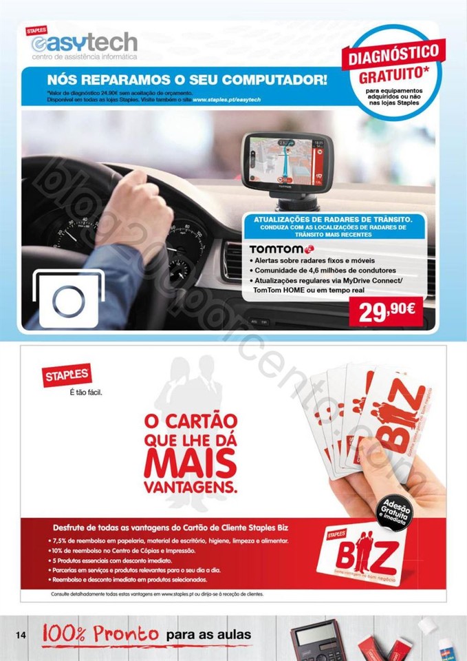 Antevisão Folheto STAPLES Promoções de 22 setem