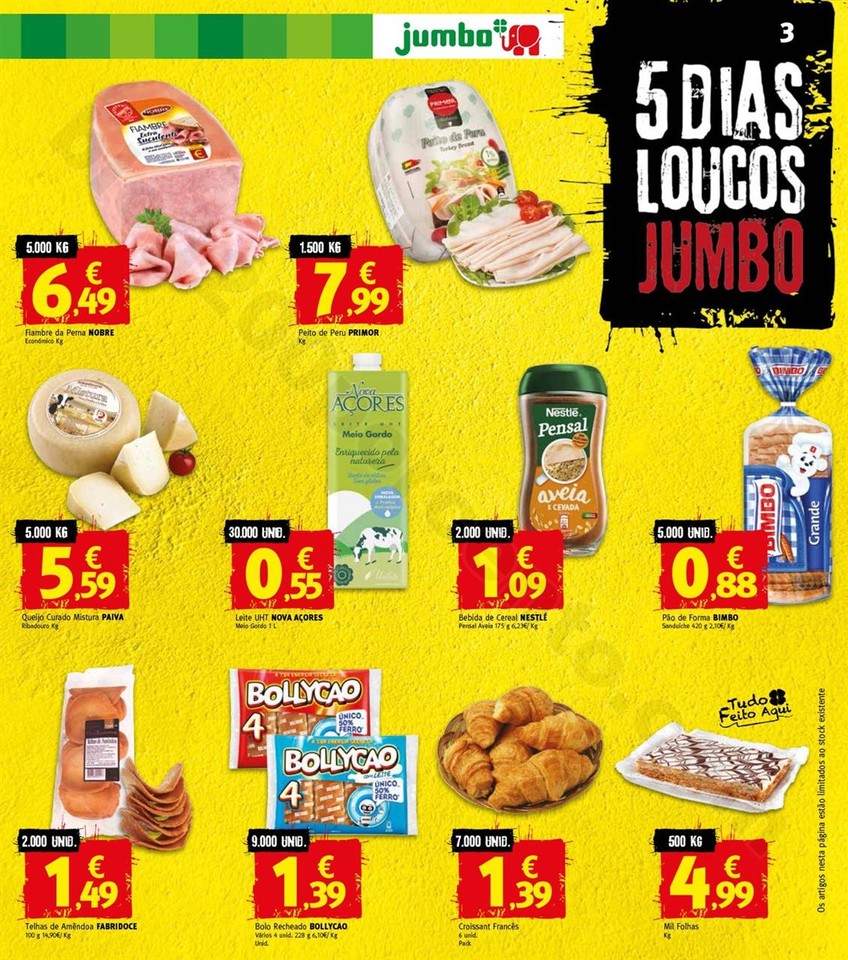 Antevisão Folheto JUMBO 5 dias loucos de 27 setem