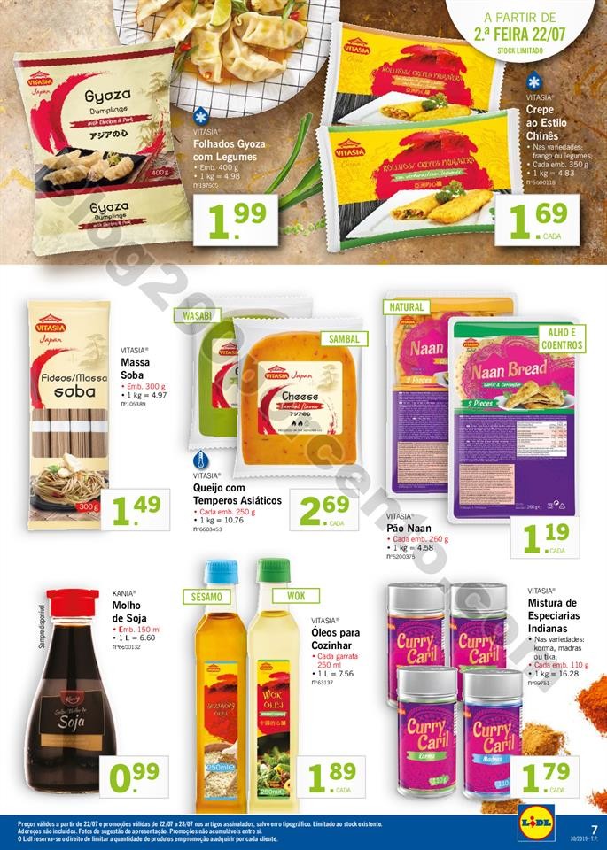 folheto LIDL alimentar Promoções a partir de 22 