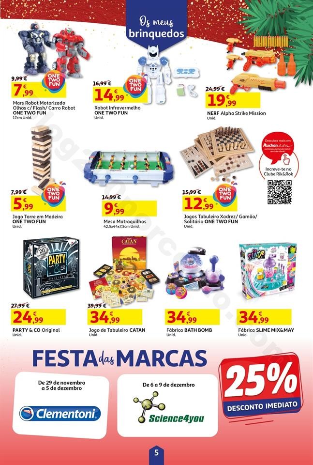 Antevisão Folheto AUCHAN Natal Promoções de 29 