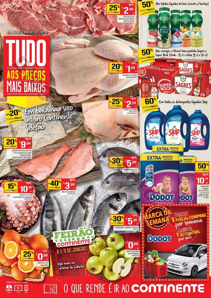 Antevisão Folheto CONTINENTE Promoções de 8 a 1