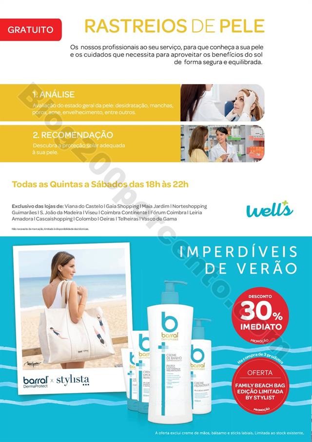 Antevisão Folheto WELLS Verão Promoções de 18 