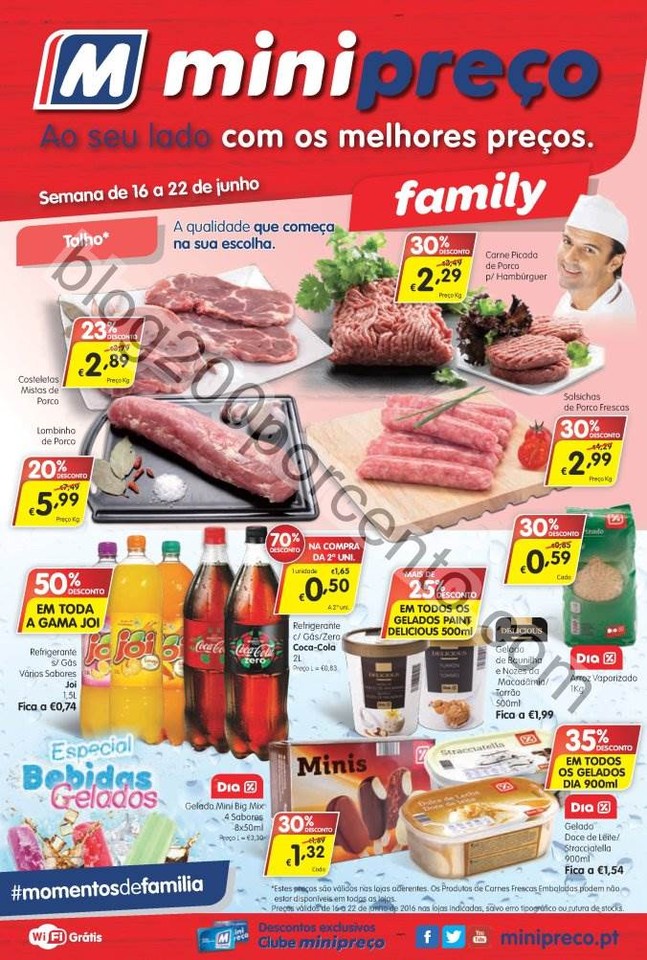 Novo Folheto MINIPREÇO Family de 16 a 22 junho p1