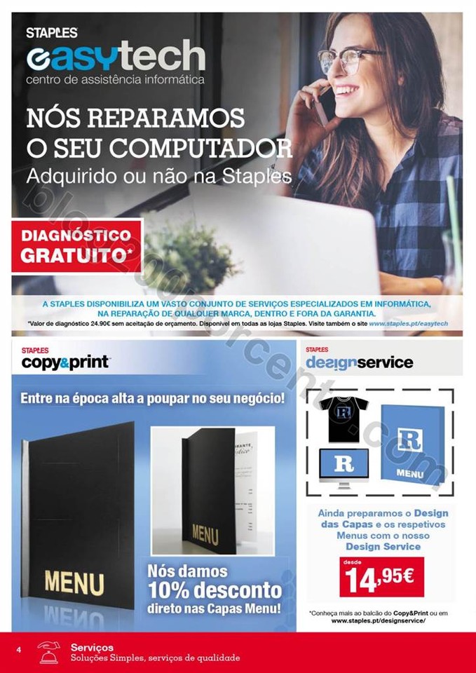 Antevisão Folheto STAPLES Promoções de 14 a 20 