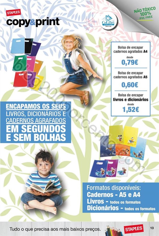 Antevisão Folheto STAPLES Regresso às aulas de 1