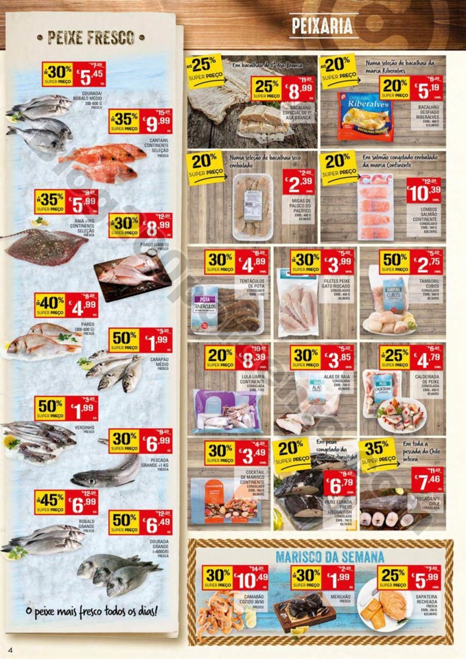 Antevisão Folheto CONTINENTE Promoções de 4 a 1