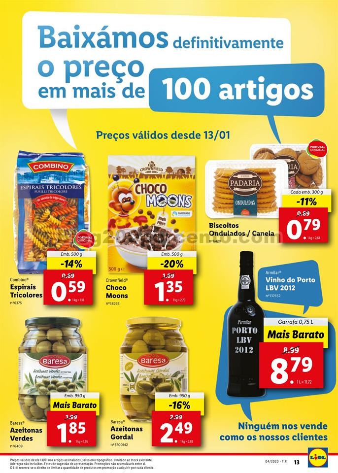 Antevisão Folheto LIDL Promoções de 20 a 26 jan
