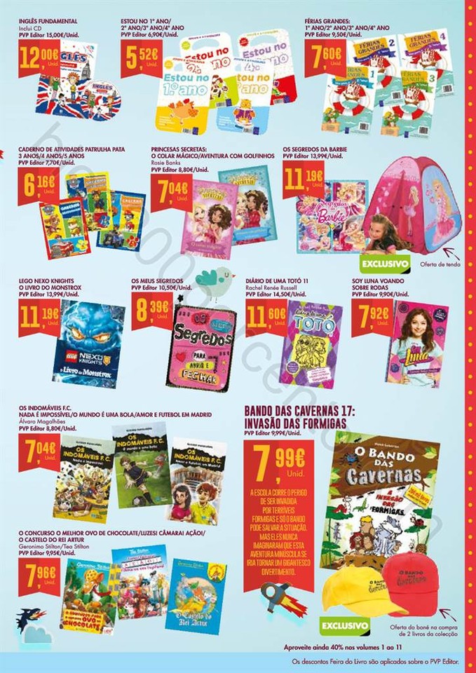 Antevisão Folheto PINGO DOCE Feira do Livro Promo