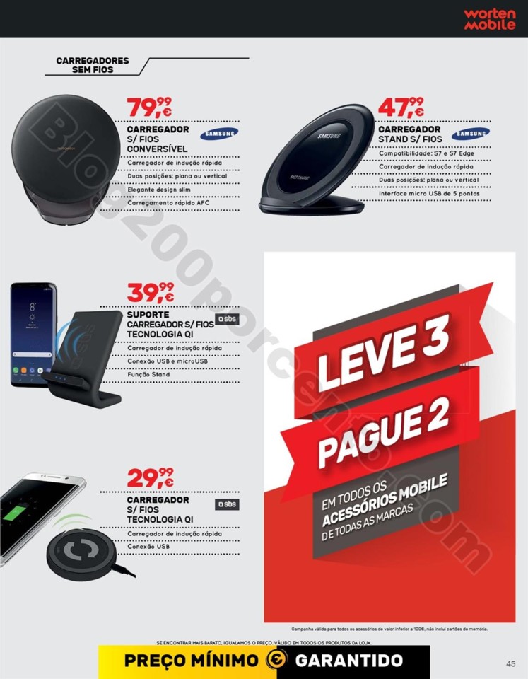 Antevisão Folheto WORTEN Mobile Promoções de 15