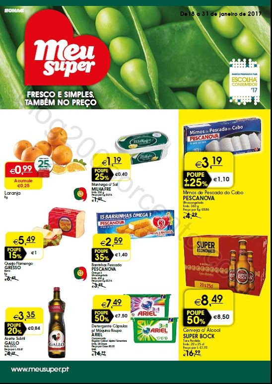 Antevisão Folheto MEU SUPER Promoções de 18 a 3