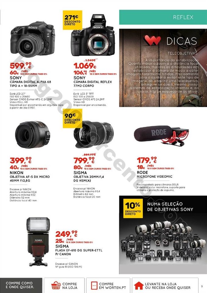 Antevisão Folheto Extra WORTEN Fotografia promoç