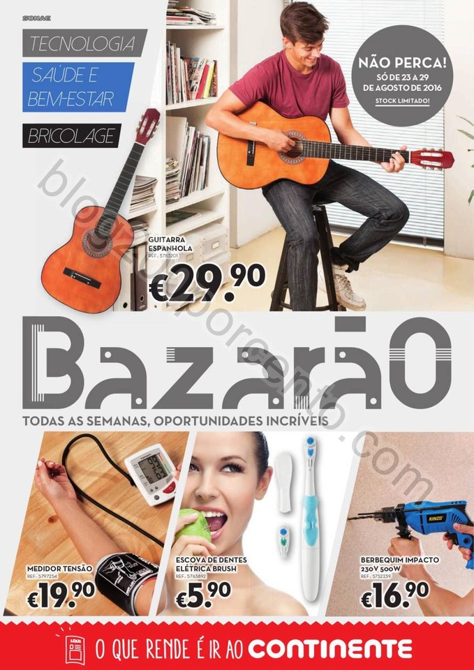Antevisão Folheto CONTINENTE Bazarão Promoções