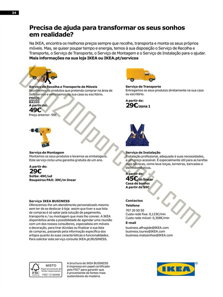 Novo Folheto IKEA Ideias para o seu negocio 2016 p