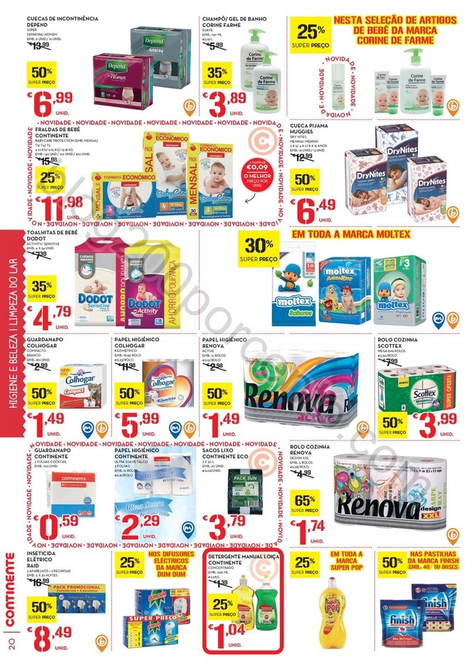 Antevisão Folheto CONTINENTE Promoções de 30 ag