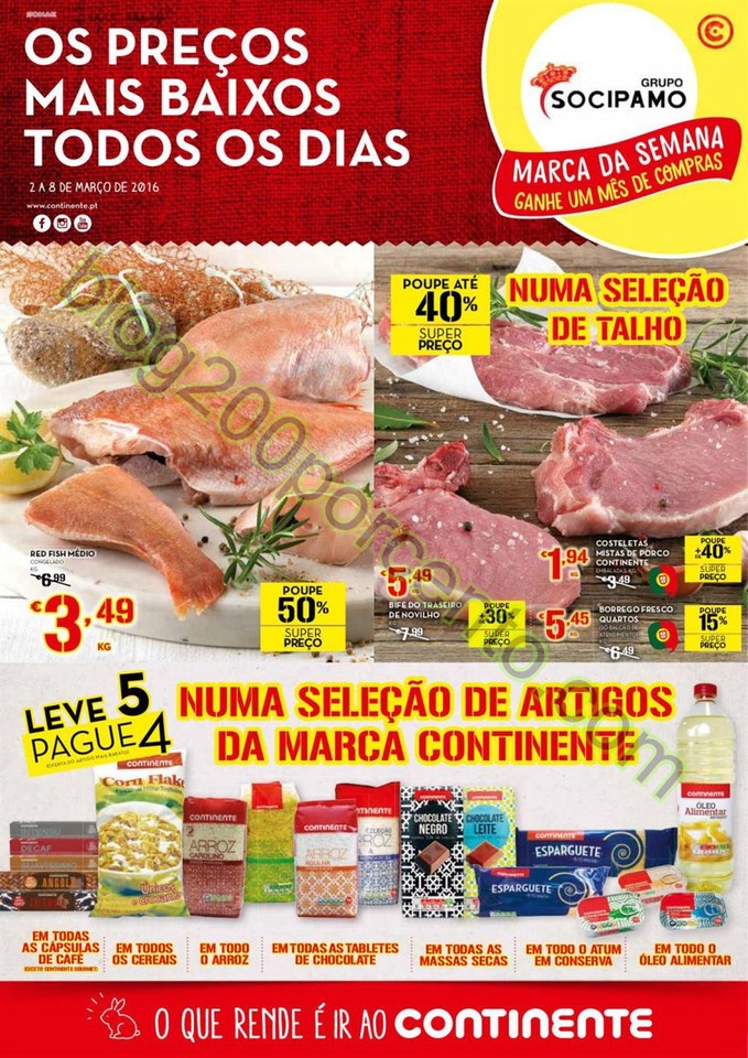 Antevisão Folheto MODELO - CONTINENTE Promoções