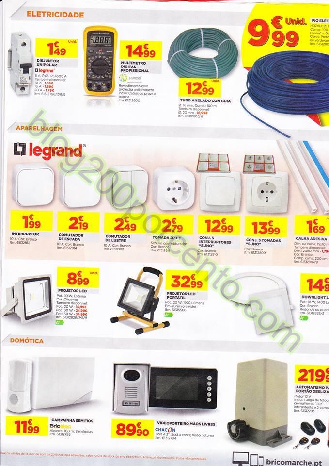 Antevisão Folheto BRICOMARCHÉ Promoções de 14 