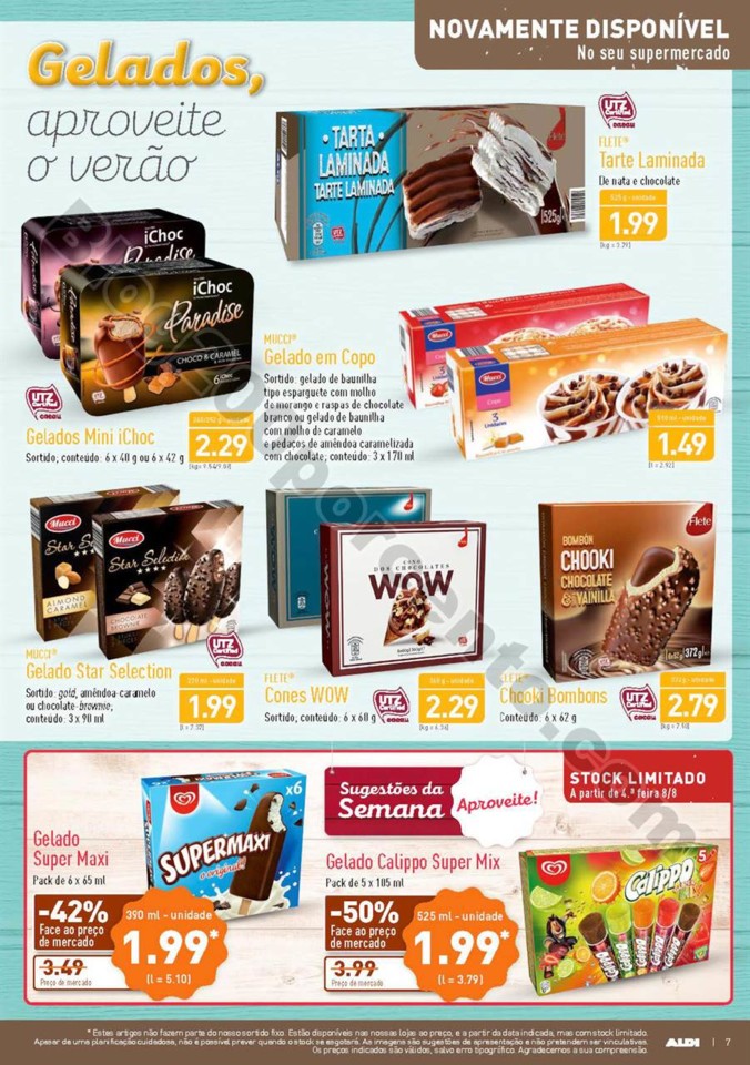 Antevisão Folheto ALDI Promoções a partir de 8 